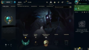 conta platina lol - League of Legends