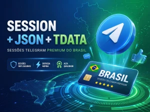 📦10 Contas de Telegram (Session+JSON+TData)