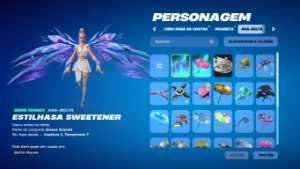 Conta Fortnite com 37 skins incluindo Ariana Grande