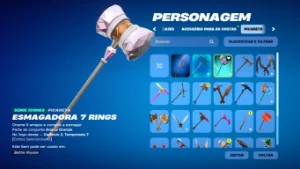 Conta Fortnite com 37 skins incluindo Ariana Grande