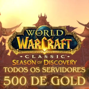 Wow Season Of Discovery (SOD) - 500 gold todos os servidores - Blizzard