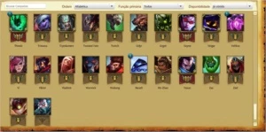 Conta League of Legends LOL