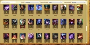 Conta League of Legends LOL