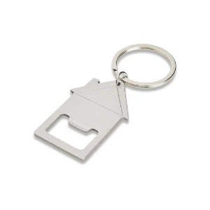 Chaveiro Abridor de Metal em Formato de Casa - Artesanato e Personalizados