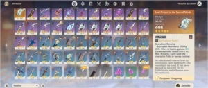 AR 50 - Zhongli / Childe / Sacred Winds - Genshin Impact