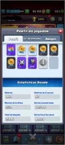 Conta Clash Royale Gemada