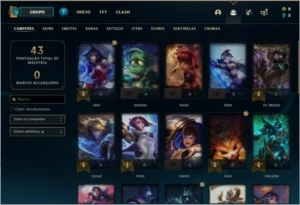 Conta Diamante 4 de League of Legends barata LOL