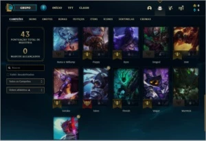 Conta Diamante 4 de League of Legends barata LOL