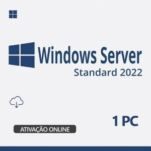 Licença Windows Server 2022 Standard Vitalício