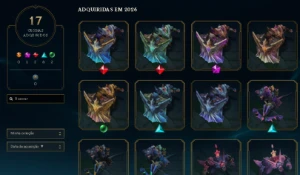 [Conta Br] Dima 4 Soloq+skins+mmr Bufado Fila Mestre+zaahen - League of Legends LOL