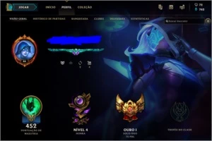 Conta league of legends com 138 skins e todos os champions LOL