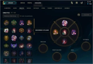 Conta league of legends com 138 skins e todos os champions LOL
