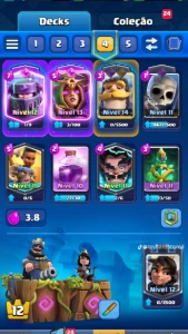 conta clash royale upada