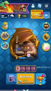conta clash royale upada