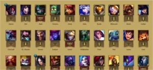 CONTA MESTRE, 76 CAMPEÕES, 26 SKIN, BORDA MESTRE - League of Legends LOL