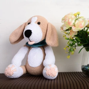 Cachorro Beagle em Amigurumi - Artesanato e Personalizados