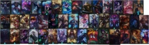 Conta league of legends 75Champions 44Skins 139Icones LOL