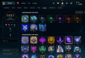 Conta Lol Mmr Challenger I +1440 Skins I 22K Gasto Na Conta - League of Legends