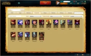 SMURF DE LOL *15 Campeões e 3 skins - League of Legends