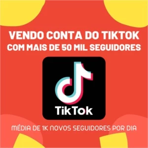 CONTA TIKTOK COM 50 MIL SEGUIDORES - Redes Sociais