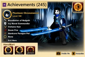 Conta Aqw 11 Calendario/Hero Mart/245 Badge /28 Chest/Membe - Adventure Quest World