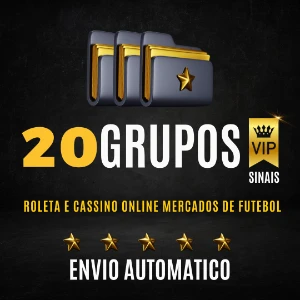 20 Grupos Vip Mercados de FuteboL Roleta e Cassino Online