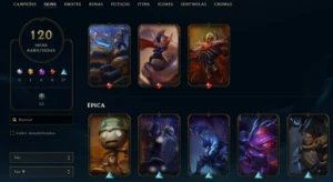 Conta LOL Full Acesso - 134 Champs e 120 Skins - Kayle Juíza - League of Legends