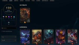 Conta LOL Full Acesso - 134 Champs e 120 Skins - Kayle Juíza - League of Legends