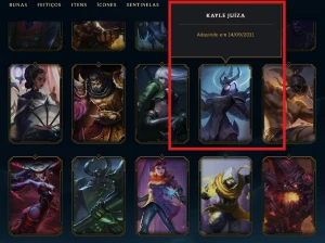 Conta LOL Full Acesso - 134 Champs e 120 Skins - Kayle Juíza - League of Legends