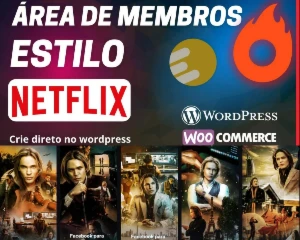 Área De Membros Vip - Modelo Netflix - Outros