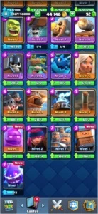 VENDO CONTA NV 11 DE CLASH ROYALE, QUASE TODAS AS CARTAS