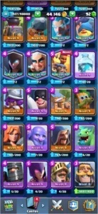 VENDO CONTA NV 11 DE CLASH ROYALE, QUASE TODAS AS CARTAS