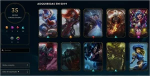 Conta lol 35 Skins Prata 1 - League of Legends