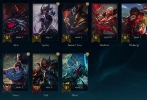 Conta lol 35 Skins Prata 1 - League of Legends