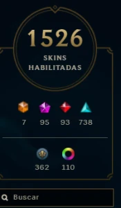 Conta league of legends todas skins LOL