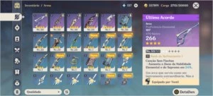 Vendo Conta Top C/ Venti AR 28/ Personagens LVL 50 - Genshin Impact