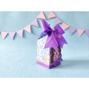 Kit Caixinhas Milk Sereia Personalizadas - Artesanato e Personalizados