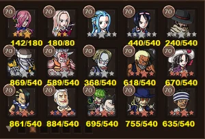 Conta Gla - Grand Line Adventures - Outros