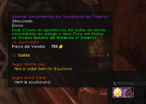 Druida,  Com CM Wod e Mop. - Blizzard