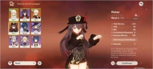 GENSHIN IMPACT CONTA COM hutao+ kazuha AR10 servidor:NA