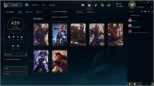 CONTA GASTOS 4.520R$ +431 skins - League of Legends LOL