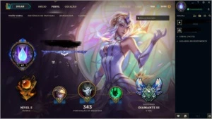 Conta League of Legends Lv 67+ Diamante 3 LOL