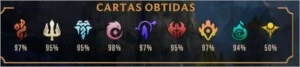 Conta LOL Platina I Todos Champions 126 Skins LOR Tds cartas - League of Legends