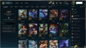 Conta league of legends, 36 champs, 0 skins LOL