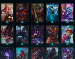 Conta LEGUE OF LEGENDS 120 Skins, 100 Emotes, 247 Ícones - League of Legends LOL