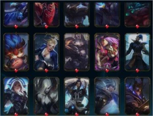 Conta LEGUE OF LEGENDS 120 Skins, 100 Emotes, 247 Ícones - League of Legends LOL