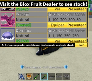 Roblox > CONTA DE BLOX FRUIT COMPLETA! FRUTAS, GAME PASS, ARMAS, MONEY,  FRAGMENTOS ETC!