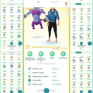 Conta Pokemon Go Nível 31 - Pokémon