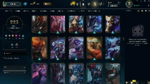 Conta LoL Nivel 642. Platina 3, Diamante 2 TFT, 223 Skins - League of Legends