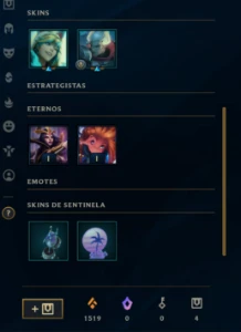 conta handlvl lvl 82 33 skins vender rapido - League of Legends LOL